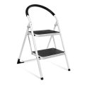 2 step ladder Heavy duty steel folding with non-slip steps